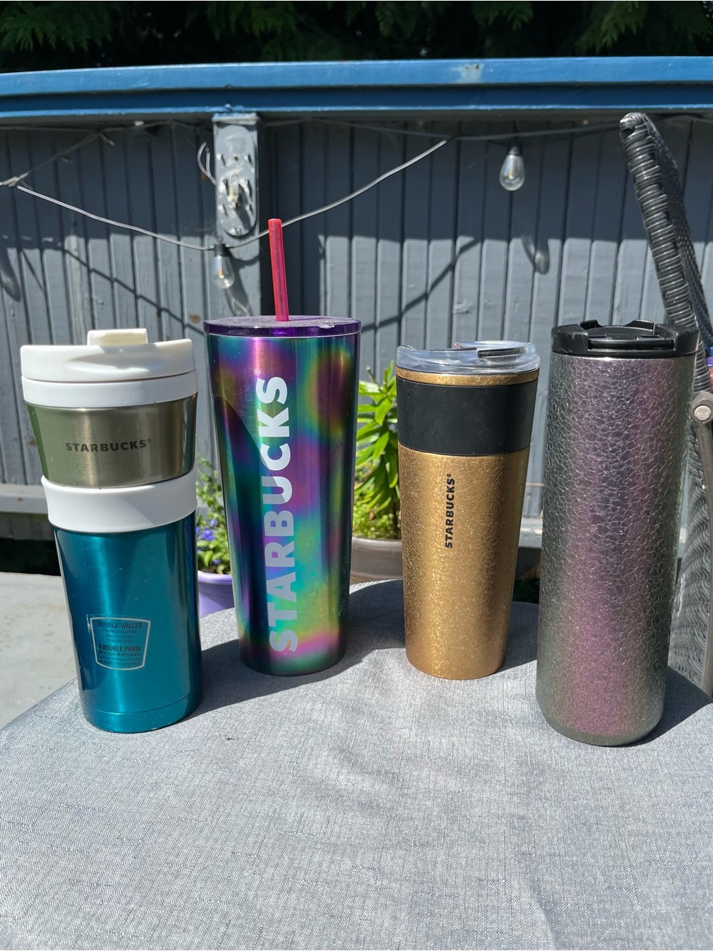 🤩Starbucks RARE Metallic Collection – Bundle of 4 Collectible🫟